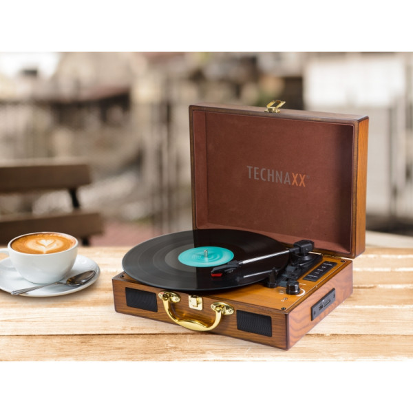 Technaxx Digitalisera vinylskivor TX-101 brun