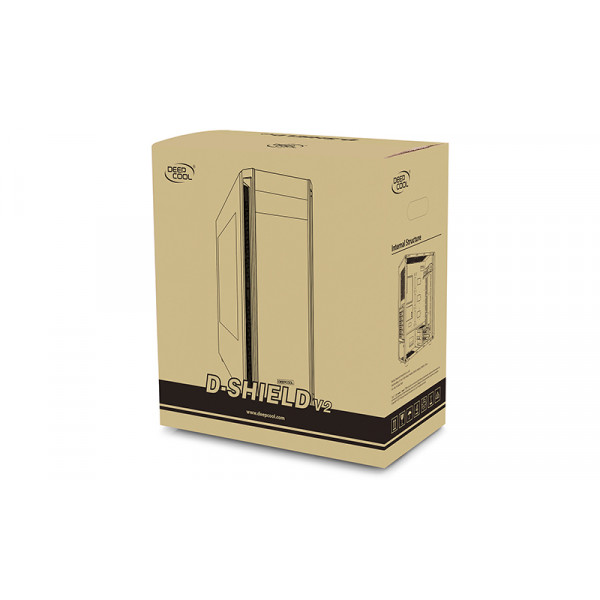 DeepCool D-Shield V2 datorväskor Midi-Tower Svart
