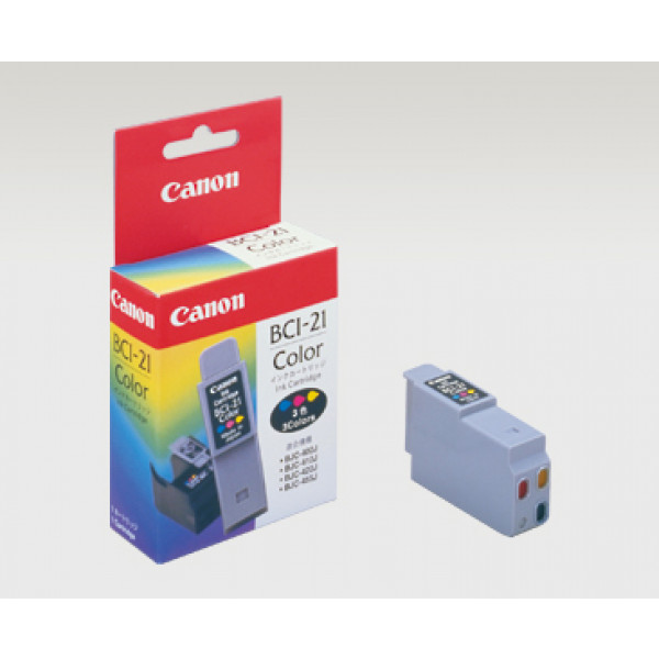 Canon BCI-21 bläckpatroner Original Cyan, Magenta, Gul