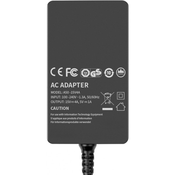 MicroBattery MBXMS-AC0001 eladaptrar 65 W inomhus Svart