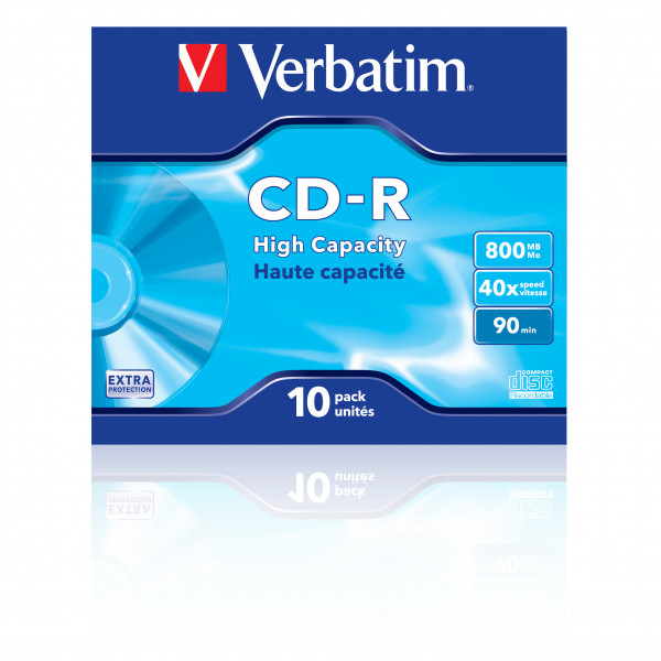 Verbatim 43428 skrivbara CD CD-R 800 MB 10 styck