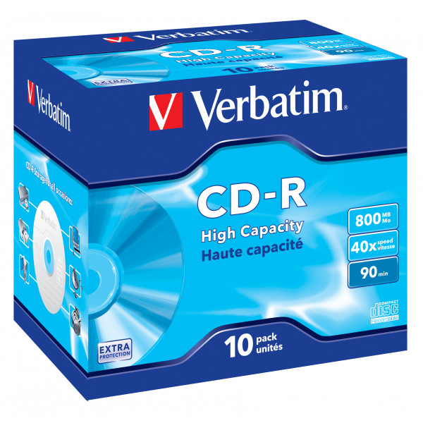 Verbatim 43428 skrivbara CD CD-R 800 MB 10 styck