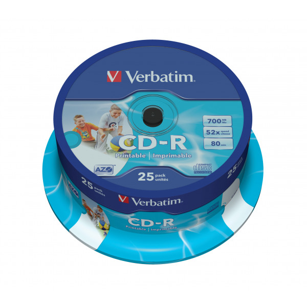 Verbatim 43439 skrivbara CD CD-R 700 MB 25 styck