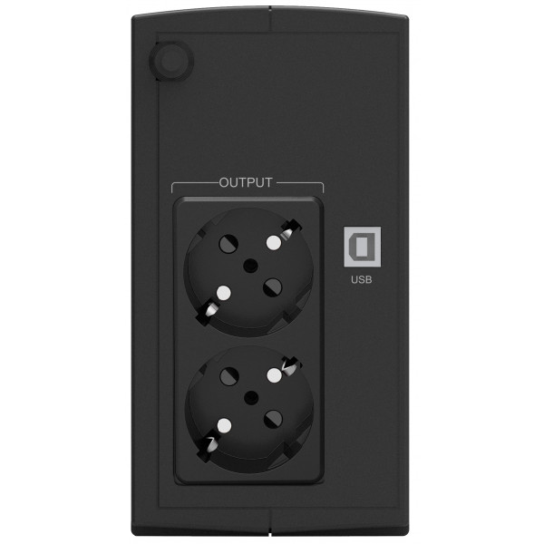 PowerWalker Basic VI 650 SB strömskydd (UPS) Linjeinteraktiv 650 VA 360 W 2 AC-utgångar