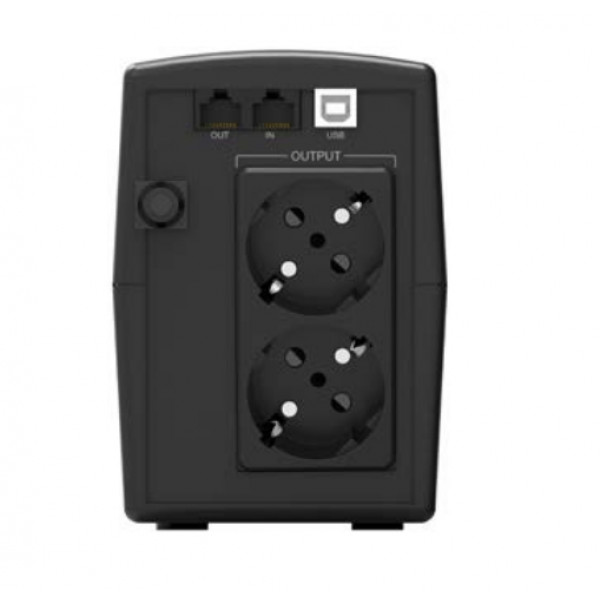 PowerWalker VI 2200 STL strömskydd (UPS) Linjeinteraktiv 2200 VA 1320 W 4 AC-utgångar
