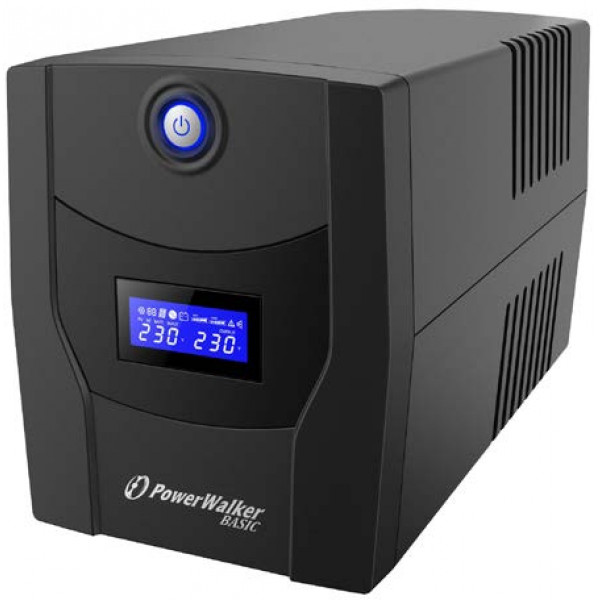 PowerWalker VI 2200 STL strömskydd (UPS) Linjeinteraktiv 2200 VA 1320 W 4 AC-utgångar