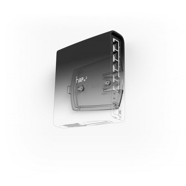 Mikrotik hAP ac² access-punkter för trådlösa nätverk Strömförsörjning via Ethernet (PoE) stöd Svart
