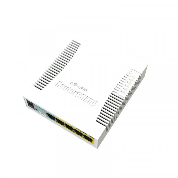 Mikrotik CSS106-1G-4P-1S nätverksswitchar Gigabit Ethernet (10/100/1000) Vit Strömförsörjning via Ethernet (PoE) stöd