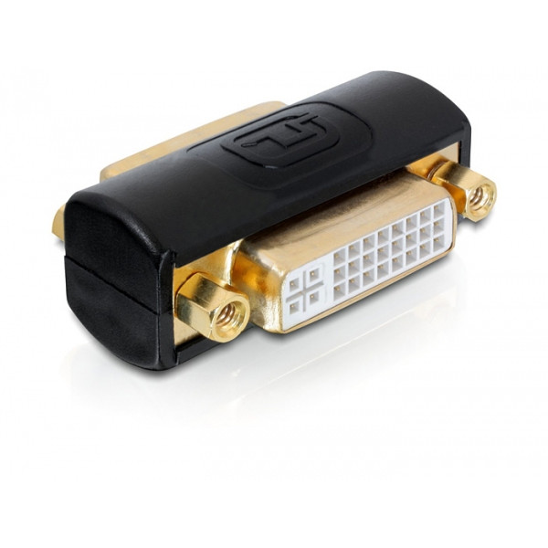 DeLOCK 65225 kabeladaptrar DVI Svart, Guld