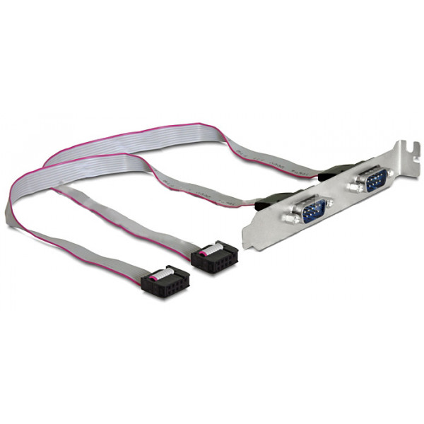 DeLOCK 89268 kabeladaptrar 2x Serial DB9 2x COM
