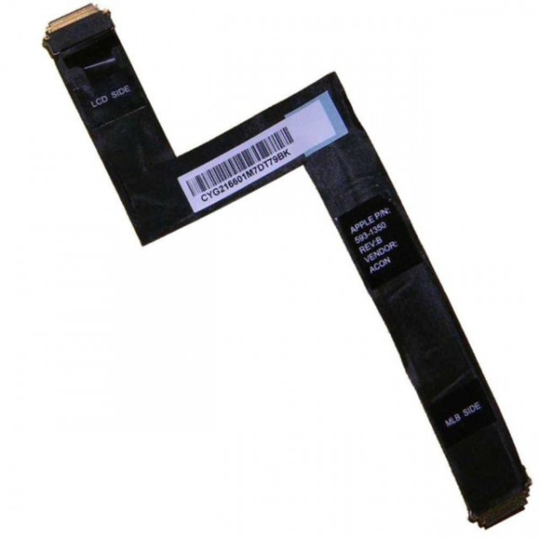 Intern monitor display flexkabel för iMac 21,5" A1311. 593-1350, 593-1350 B 922-9811. Ansluter DisplayPort till moderkortet.