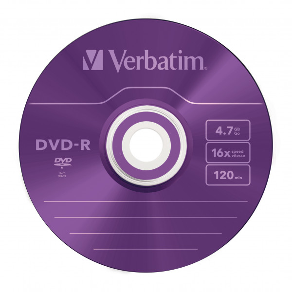 Verbatim DVD-R Colour 4,7 GB 5 styck