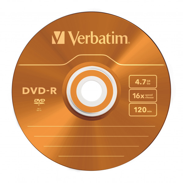 Verbatim DVD-R Colour 4,7 GB 5 styck
