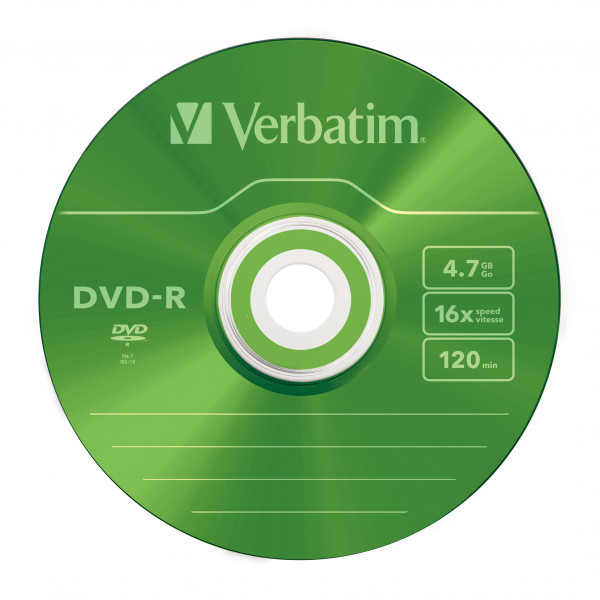 Verbatim DVD-R Colour 4,7 GB 5 styck