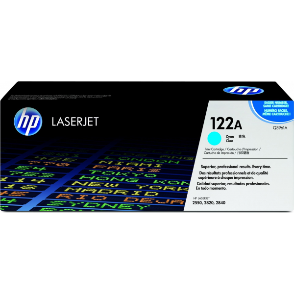 Toner - HP 122A Q3961A 4000 sidor Cyan (Original) Q3961A