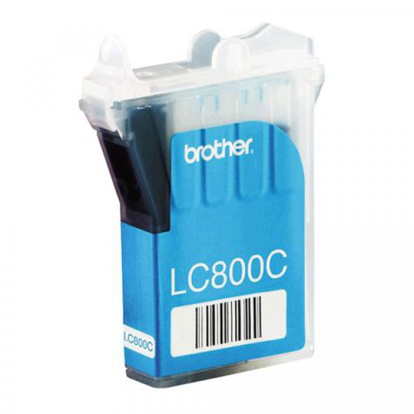 Brother LC-800C bläckpatroner Original Blå 1 styck
