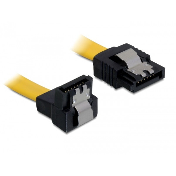 DeLOCK 0.5m SATA M/M SATA-kablar 0,5 m Gul