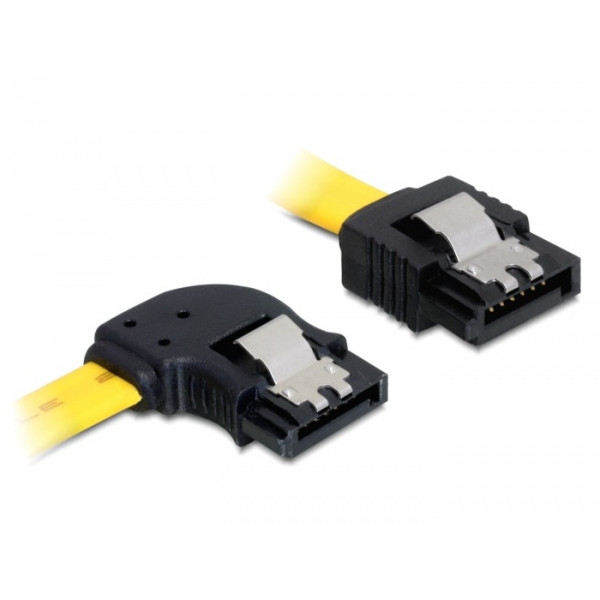 DeLOCK 0.3m SATA M/M SATA-kablar 0,3 m Gul