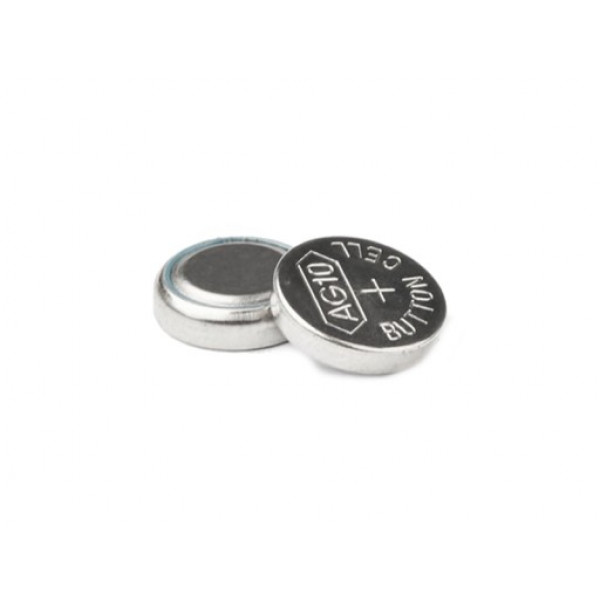 Knappcellsbatteri AG10 G10 LR1130 LR54 189 SR1130W GP89A 369 A