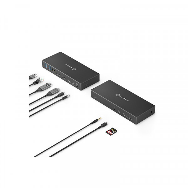 Alogic USB-C Multiport universal dockningsstation 12-i-1 med stöd för 3 skärmar