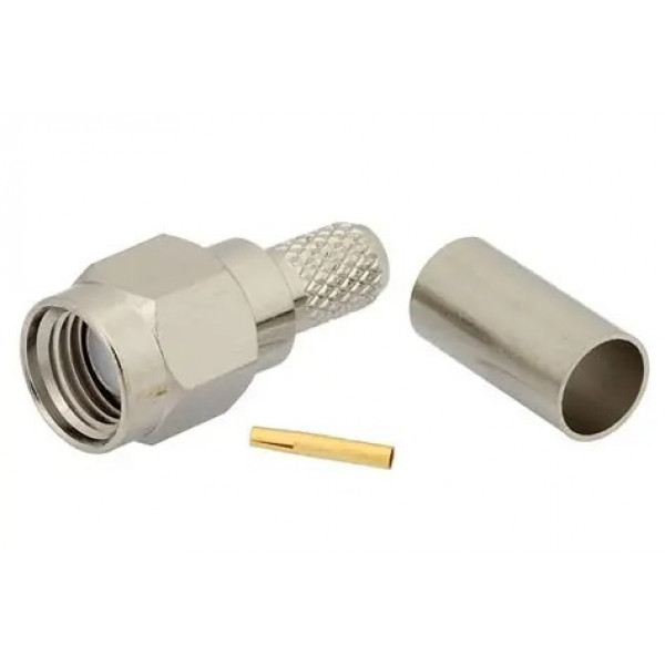 Antennkontakt RP-SMA krympplugg för RG-58 51697