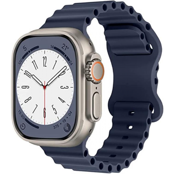 Apple Watch Armband 49/45/44mm Ocean Silicone