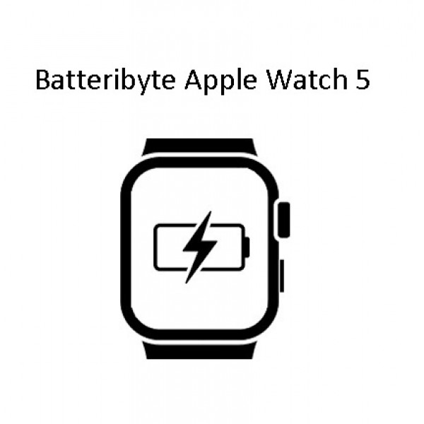 Batteribyte Apple Watch 5