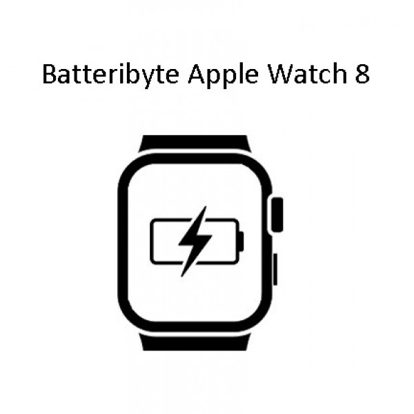 Batteribyte Apple Watch 8