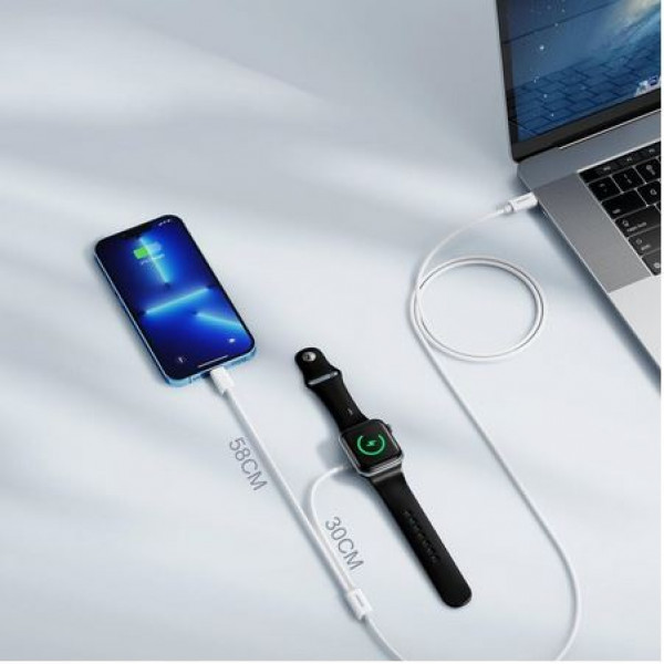 Apple Watch Trådlös laddare + USB USB-C kabel 101311