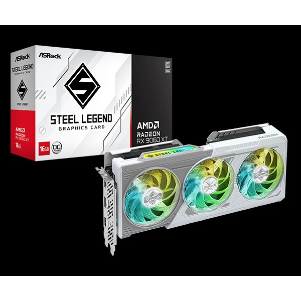 ASRock Radeon RX 9060 XT Steel Legend16GB OC