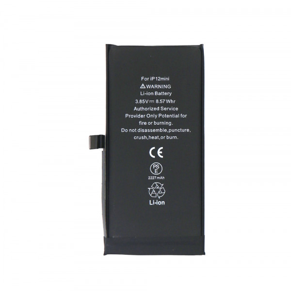 Batteri iPhone 12 Mini - Hög kapacitet 2227mAh BAT-i12M-H