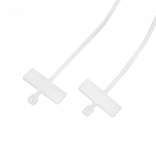 Buntband med etikettfält 100x2.5mm 100-pack KAB0069