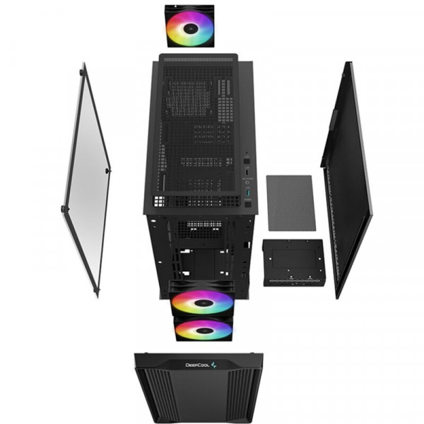 Chassi - DeepCool CC360 A-RGB mATX mITX 
