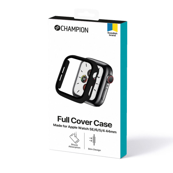Skärmskydd Apple Watch SE, 6, 5, 4, 44mm Champion Glasskydd CHFCC302B
