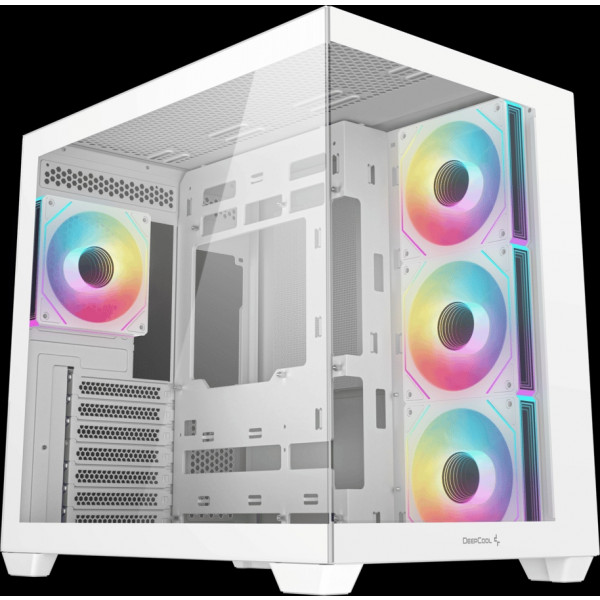 Chassi - DeepCool CG530 4F med 4 Fläktar, Vit