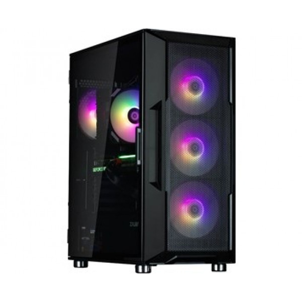 Chassi - Zalman i3 Neo TG (Svart/Transparent) ARGB