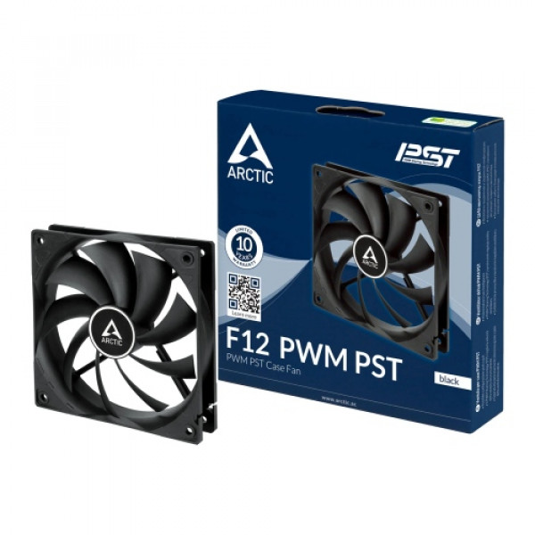Chassifläkt 120 mm Arctic Cooling F12 PWM PST 4 pin Tyst ACFAN00200A 