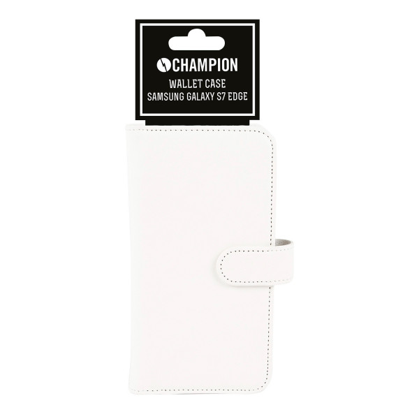 Fodral - Samsung Galaxy S7 Edge Plånboksfodral Vit