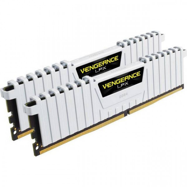 Corsair Vengeance LPX 32GB (2-KIT) DDR4 3200MHz CL16 White CMK32GX4M2E3200C16W RAM minne