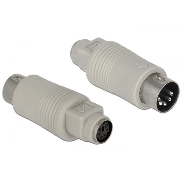 DIN 5-pin hane till PS/2 hona adapter för tangentbord
