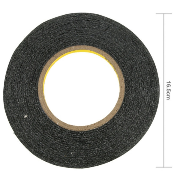 Dubbelhäftande tejp för reparation 1mm x 50m svart