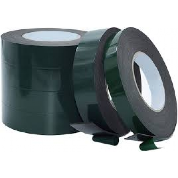 Dubbelhäftande tejp för reparation 6mm x 50m svart 