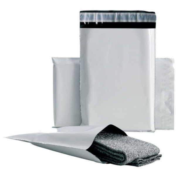 E-handelspåse 400 x 600 mm, Vit, 100-pack