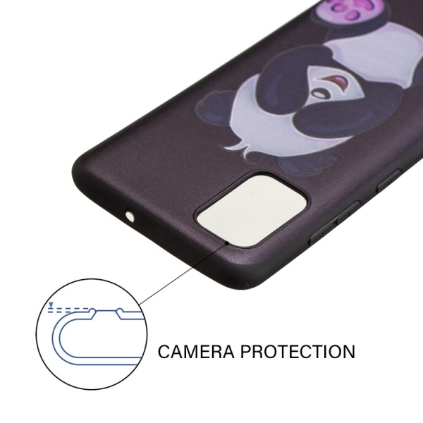 Skal - Samsung Galaxy A51 Silikonskal Panda Bambo Skal-A51-06