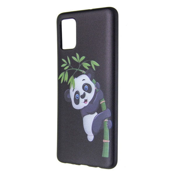 Skal - Samsung Galaxy A51 Silikonskal Panda Bambo Skal-A51-06
