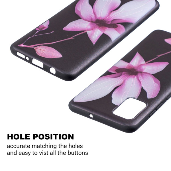 Skal - Samsung Galaxy A51 Silikonskal Lotusblomma