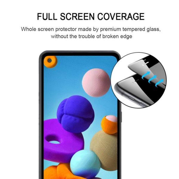 Skärmskydd - Samsung Galaxy M31 Heltäckande Glas Glasskydd Samsung M31