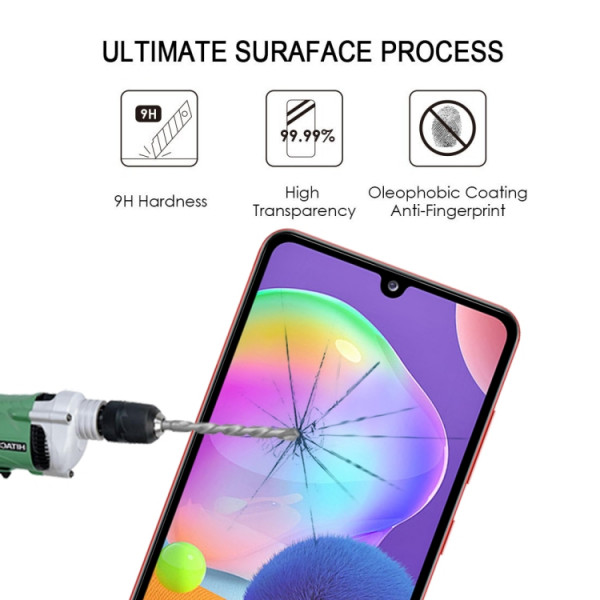 Skärmskydd - Samsung Galaxy A31 Heltäckande Glas Glasskydd Samsung A31