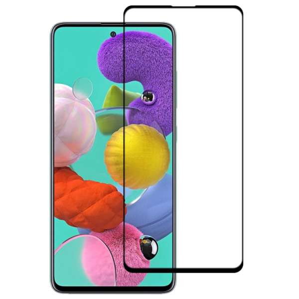 Skärmskydd - Samsung Galaxy A51 Heltäckande Glas Glasskydd Samsung A51