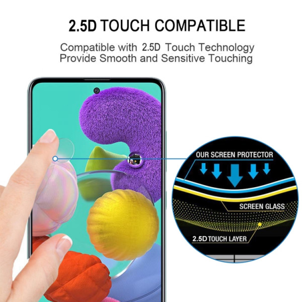 Samsung Galaxy A51 Heltäckande Glas